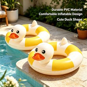 Hot Sale 35 Inch <b>Inflatable</b> Pool Swim Ring Large Adult Float Heavy Duty Water Fun Tube for Beach Lake Summer Holiday Pool Party - Product Image 4