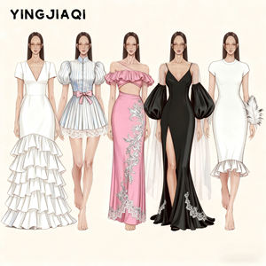 Abito Casual Maxi a Strati Stile Hawaiano <span class=keywords><strong>Aloha</strong></span>, Personalizzabile, Tinta Unita, con Spalline Sottili e Top a Tubo Arricciato - Product Image 1