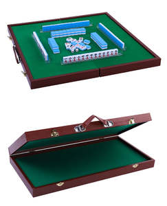 Mesa de Mahjong China de Melamina Verde, Estilo Moderno, Tamaño Personalizado, para Uso en Casinos - Product Image 1