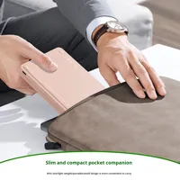 Keyboard Mini Nirkabel Lipat Dua B023 Baru untuk Ponsel Tablet Laptop Desktop Keyboard Komputer Bluetooth