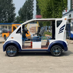 Voiture de patrouille économique à batterie au lithium pour adultes, 4 places, avec logo personnalisé, idéale pour le tourisme, à vendre - Product Image 2