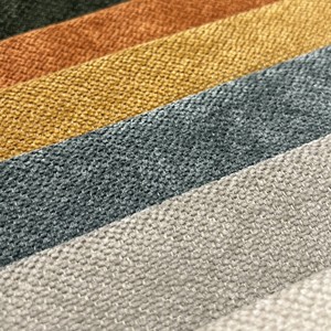 Nuovo Arrivo Tessuto per Divani in Ciniglia 100% Poliestere, Tessuto per Tappezzeria in Ciniglia Tinto in Filo, Resistente all'Abrasione - Product Image 2