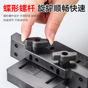 Cabinet Door Installation Positioner Metal Adjustable <b>Clamp</b> For Cabinet Doors - Product Image 4