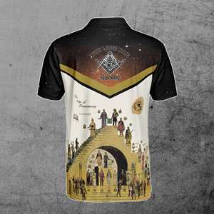 Franc-maçonnerie <span class=keywords><strong>Prince</strong></span> Hall maçonnique médiéval nom personnalisé numéro <span class=keywords><strong>Polo</strong></span> taille S-6XL personnalisé respirant hommes Sport Polos chemise 2024 - Product Image 2