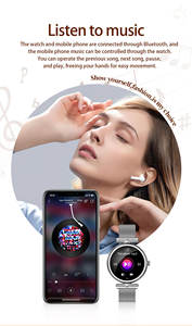 AK73 Montre intelligente AMOLED Classique Dames Santé des femmes <span class=keywords><strong>Cycle</strong></span> <span class=keywords><strong>menstruel</strong></span> féminin Fréquence cardiaque Modes sportifs Montre intelligente - Product Image 5