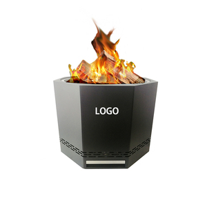 Mini Portable Outdoor Garden Steel Fireplace with Stainless Steel <strong>Folding</strong> Legs Charcoal <strong>Firepit</strong> for Outdoor Cooking - Product Image 3