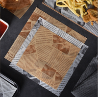 Vente en gros de papier sulfurisé jetable rouleau de poulet personnalisé papier d'emballage de revêtement résistant à l'huile produit d'emballage d'emballage et d'impression