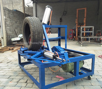 Ligne de production de recyclage de pneus usagés, coupe-pneus radiaux, broyeur, déchiqueteuse