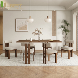 Sedia da pranzo U-Best Middle Century in legno massello di frassino bianco, sedia di design <span class=keywords><strong>spagnolo</strong></span>, poltrona moderna e semplice - Product Image 5