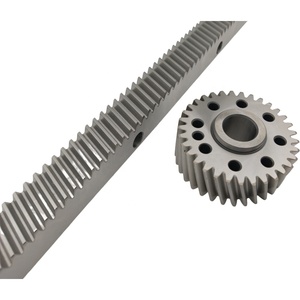 맞춤형 브랜드 M4 40x40x1000 스틸 헬리컬 기어 랙 및 피니언 - Product Image 2