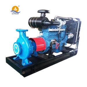 Bomba de Agua de 6 Pulgadas para Uso Agrícola, Bomba de Agua Centrífuga de una Etapa con Motor Diésel - Product Image 1