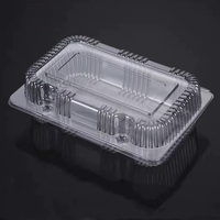Boîtes d'emballage pour gâteaux en plastique PET transparent jetables personnalisées en gros pour pâtisserie, boulangerie, desserts