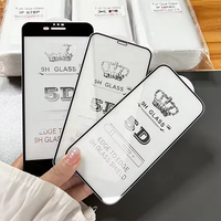 Protecteur d'écran en verre trempé imprimé en soie 5D de qualité supérieure pour iphone 17 15 16 Film de protection anti-empreintes digitales à couverture complète