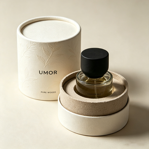 OEM Custom Luxury Round Rigid Perfume Box with <b>Pulp</b> Molded Tray & Embossing - Sustainable Packaging for Fragrance Wholesale - Product Image 2