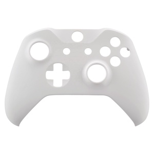 Soft Touch <b>White</b> Replacement Front Shell Top Shell Front Housing Faceplate Replacement Parts for <b>Xbox</b> <b>One</b> S Controller - Product Image 1