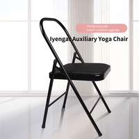 Usine vente en gros, accessoire de yoga multifonction, équipement, support de sol, chaise pliante en acier, inversion, chaise de yoga