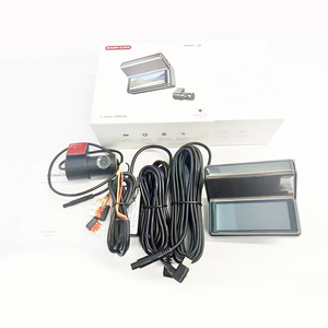 Dual lens Car <span class=keywords><strong>DVR</strong></span> 2.4G WIFI Máy ảnh hộp đen phía trước 2K trở lại 1K 3.16 'IPS màn hình Dash Cam ADAS + BSD bên ngoài GPS Video Recorder - Product Image 6