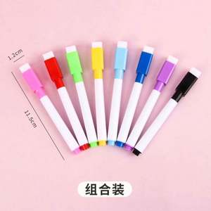 Customized Logo Printing Magnetic <b>Whiteboard</b> <b>Markers</b> Colorful Fine Tip Dry Erase <b>Markers</b> with Eraser - Product Image 2
