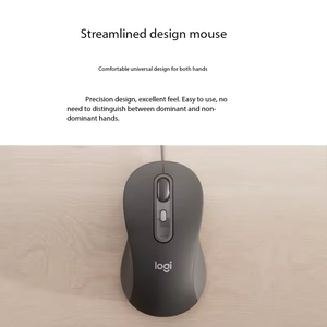 Souris filaire Logitech M86 originale, USB A, Plug and Play, 1000 DPI, optique, pour ordinateur de bureau, ordinateur portable, PC - Product Image 4