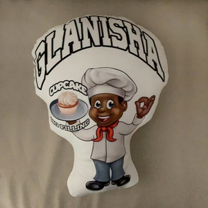 Conception de motif de restauration rapide à impression personnalisée Coussin doux Coussin décoratif Nouveauté Burger Frites Oreiller en forme de pop-corn - Product Image 2