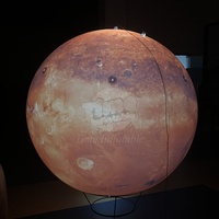 Ballon géant gonflable imprimé UV Lune Terre Planète pour publicité, décorations et événements, étanche