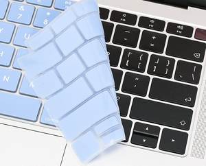 Protecteur de <span class=keywords><strong>clavier</strong></span> en silicone pour <span class=keywords><strong>MacBook</strong></span> Air 13.3 A1932 / <span class=keywords><strong>Pro</strong></span> 13.3 |   Disposition EU/US |   Couverture personnalisable en anglais, espagnol et arabe - Product Image 1