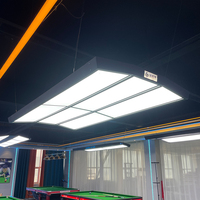 Lumière de table de billard en alliage d'aluminium de haute qualité, LED 220v 110v, super lumineuse, pour table de billard de 9 pieds, résistante à l'eau