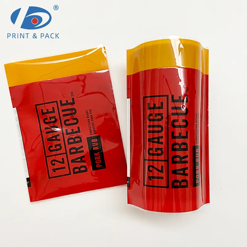 Custom Gelamineerd Plastic Pe Verpakking Mylar Roll Film Kleur Afgedrukt Warmte Krimpbaar Etiket Op Een Fles Film Rol