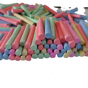 100 craies sans poussière de haute qualité 8*1cm pour trottoir, école, étudiant, enseignant, tableau noir, personnalisées Bonvan Chalk01, bureau, vente chaude, 3.5g - Product Image 1