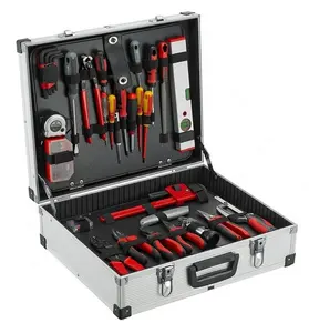 Oem Điện Tử Chuyên Nghiệp Cơ Khí Giá Rẻ Dụng Cụ Cầm Tay Thiết Lập Cứng Rỗng Nhôm Tool Organizer Trường Hợp