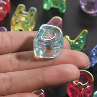 Perles en acrylique plaquées UV faites à la main, style mignon, pour chaîne de téléphone portable et accessoires de porte-clés