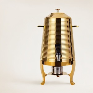 Dispensador eléctrico de acero inoxidable de 13L con control automático de temperatura para hoteles, restaurantes y buffets - Product Image 4