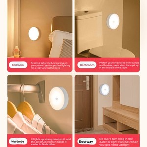 Luce LED per Armadio Ricaricabile USB Senza Fili CCT con Controllo Touch Dimmerabile, Luce Notturna per Camera da Letto, Armadio, Cucina, Soggiorno Moderno - Product Image 3