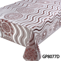 Nappe de table en PVC pour la décoration de la maison, housse de table en plastique