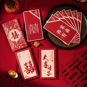 Gói Màu Đỏ Phong Bì Màu Đỏ Lá Hongbao Năm Mới Cho Trung Quốc Chất Lượng Cao Tùy Chỉnh Cho Đám Cưới Với Vàng Quà Tặng Bền xinrxin - Product Image 3