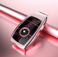 Coque de protection FOB en fibre de carbone pour Mercedes Benz 2017 Classe E W213 2018 Classe S Accessoires