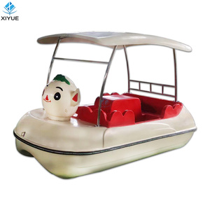 Chine Usine Parc D'attractions Équipement 2 Places 4 Sièges Utilisé Jaune Canard Cygne Pédale Bateau Tourisme Loisirs Pédale Bateau à vendre - Product Image 6