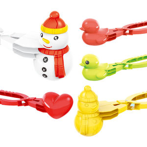 Kit d'outils pour faire des boules de neige, activités hivernales en plein air, bataille de boules de neige, deux tailles, forme de bonhomme de neige, cœur, canard, jouet à neige pour enfants - Product Image 1