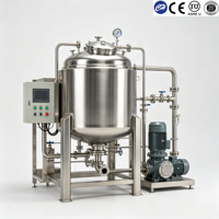 Cuve de mélange cosmétique avec agitateur à spatule, en acier inoxydable, pour la production de crèmes et onguents, capacité 50L-2000L