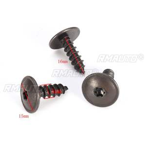 10/20/40pcs 5*15mm N90974701 Engine Cover Undertray Splash Guard Fender <b>Mud</b> <b>Flaps</b> Wheel Arch Screw Bolt Fastener Clips for VW - Product Image 6