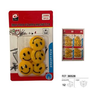 หน้ายิ้ม 30 มม- 5 ชิ้น ของขวัญส่งเสริมการขายพลาสติก - Product Image 2