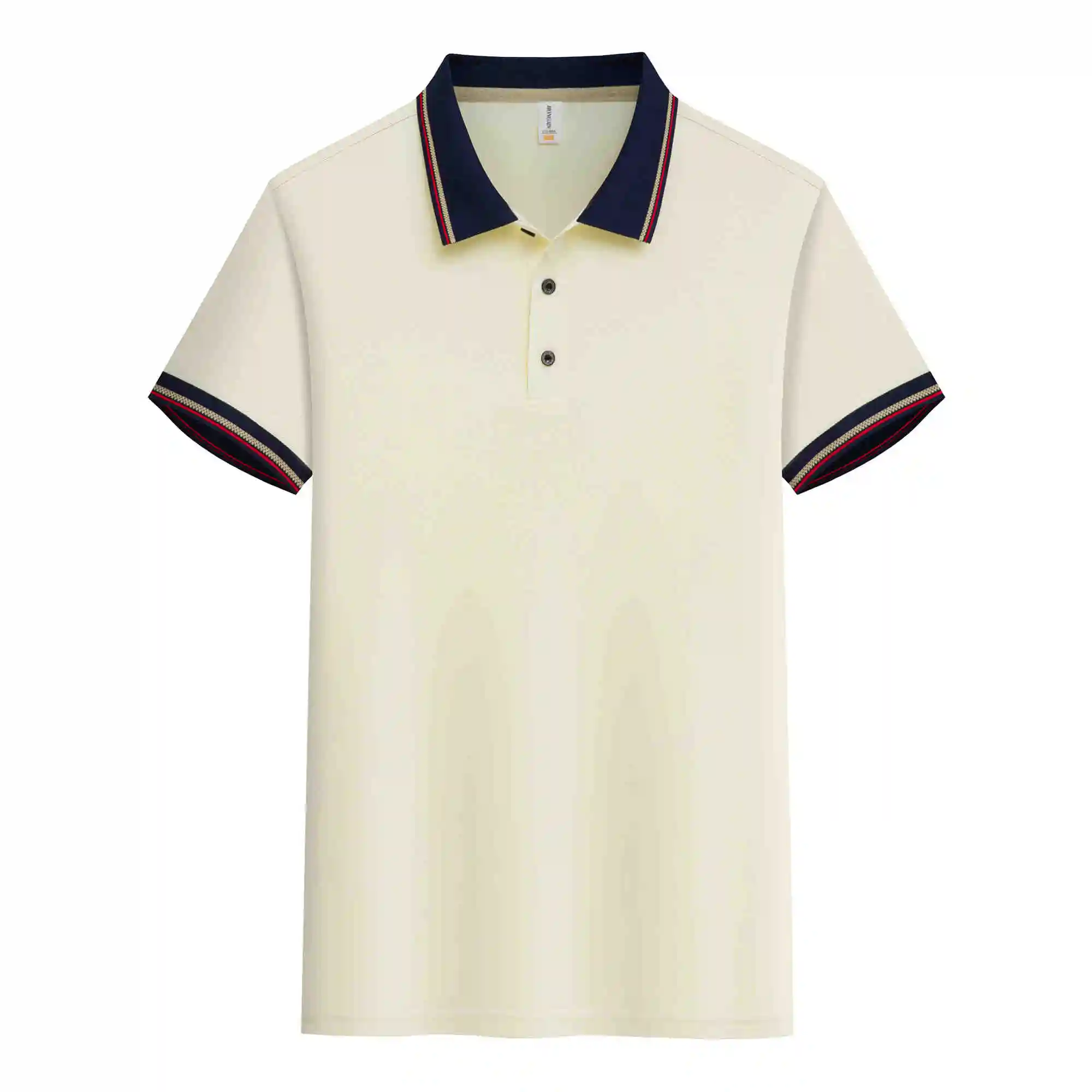200Grams New Arrival Summer comfortable Custom Logo Embroidered Polo Work Uniforms Collar Golf Men's Printed Polo Shirts Cotton