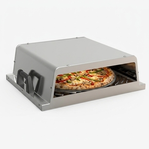 Four à <span class=keywords><strong>pizza</strong></span> en acier inoxydable avec <span class=keywords><strong>pierre</strong></span> à <span class=keywords><strong>pizza</strong></span> pour <span class=keywords><strong>barbecue</strong></span> à <span class=keywords><strong>gaz</strong></span>, équipement de four à <span class=keywords><strong>pizza</strong></span> d'extérieur - Product Image 1