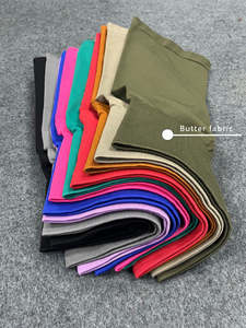 Short de yoga de sport taille haute pour femme <span class=keywords><strong>Tropa</strong></span> Deportiva avec ceinture large sans couture Leggings courts pour motard sport motif solide - Product Image 4