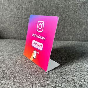 ECATOO NFC Tap Card Google Review Standee 255 Tarjeta Pasiva de Almacenamiento para Instagram, Síguenos, Valoraciones y Experiencia - Product Image 3
