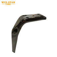 WINSTAR Luxus-Sofabeine 15cm TV-Tischbeine Schrankfüße Metall-Möbelbeine Stützbeine Sofafüße