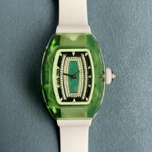 Reloj de Pulsera para Hombre, Diseño Clásico de Alta Calidad, Caja Transparente, Cristal Verde, Tourbillon, Deportivo Casual, Mecánico Automático - Product Image 1