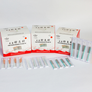 Poignée à ressort jetable <span class=keywords><strong>sans</strong></span> boucle <span class=keywords><strong>aiguille</strong></span> d'<span class=keywords><strong>acupuncture</strong></span> avec tube de guidage <span class=keywords><strong>aiguille</strong></span> d'<span class=keywords><strong>acupuncture</strong></span> 1000 pièces/boîte aiguilles chinoises - Product Image 6
