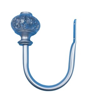 Crochet de rideau en forme de U, argenté, durable, accessoire de quincaillerie traditionnel pour montage mural - Product Image 3