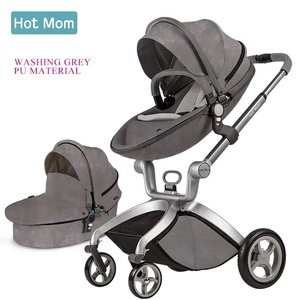 Cochecito de bebé 3 en 1, de lujo, para mamá caliente, sistema fácil de abrir y plegar, luna - Product Image 5
